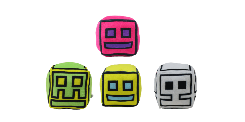 Geometry Dash Plushie Merch
