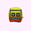 Orange Geometry Dash Plushie