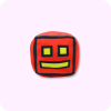 Red Geometry Dash Plushie
