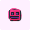 Rose Pink Geometry Dash Plushie