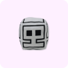 White Skull Geometry Dash Plushie