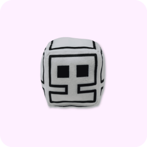 White Skull Geometry Dash Plushie
