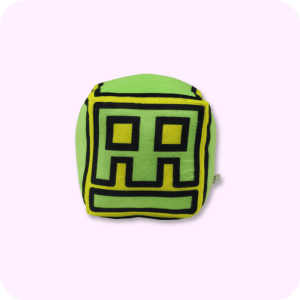 Yellow Green Skull Geometry Dash Plushie